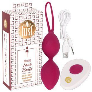Вагинальные шарики - Lust Love Balls Berry 61325893730000 фото