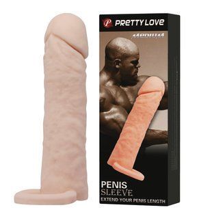 Насадка на член - Pretty Love Penis Sleeve Medium Flesh 6603BI-026228 фото