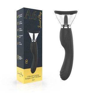 Вибратор - Erospace Sweet Play clitoral licking tongue and vibrator 2in1 А6 62050070-0006 фото