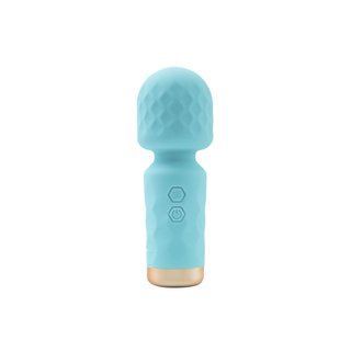 Vibrating Wand M&rsquo;lady Mini Vibrating Wand Teal SX3146 &mdash; photos