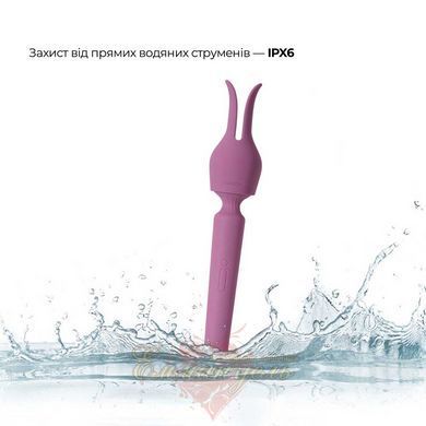 Interactive vibrating massager with heating Svakom Emma Neo 2, powerful, bunny ears attachment, 5+1 modes SX1277 &mdash; photos