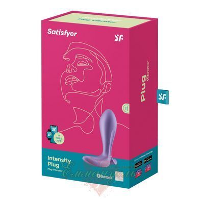 Анальная смарт-пробка с вибрацией Satisfyer Intensity Plug purple SO8626 фото