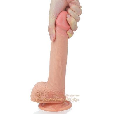 Фаллоимитатор из двухслойного силикона Dual-Layered Silicone Cock 8.5" телесный 6452LV4003-9 фото