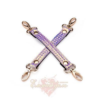 Набор Liebe Seele Pink Glossy 7pcs Bondage Kit, фиксаторы, ошейник с поводком, кляп, флогер, маска SO9507 фото
