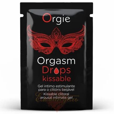 Збуджуючі каплі - Orgie Orgasm Drops Kissable, 'ЯБЛОКО І КОРИЦЯ' 2 мл