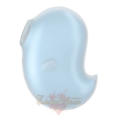 Вакуумний кліторальний стимулятор з вібрацією - Satisfyer Cutie Ghost Blue