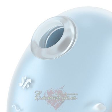 Вакуумный клиторальный стимулятор с вибрацией – Satisfyer Cutie Ghost Blue