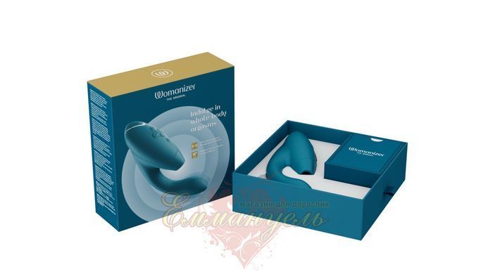 Dual vacuum clitoral stimulator Womanizer duo 2 petrol SO8757 &mdash; photos