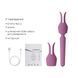 Interactive vibrating massager with heating Svakom Emma Neo 2, powerful, bunny ears attachment, 5+1 modes SX1277 - photos (12