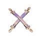 Набор Liebe Seele Pink Glossy 7pcs Bondage Kit, фиксаторы, ошейник с поводком, кляп, флогер, маска SO9507 фото 8