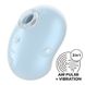 Vacuum clitoral stimulator with vibration - Satisfyer Cutie Ghost Blue