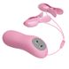 Romantic Wave Vibrating Nipple Clamps Pink