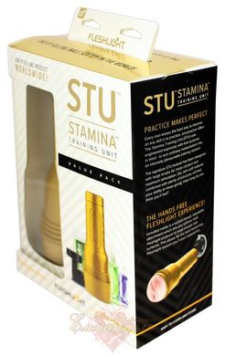 Мастурбатор вагина набор - Fleshlight STU Value Pack: присоска, смазка, чистящее и восстанавливающее