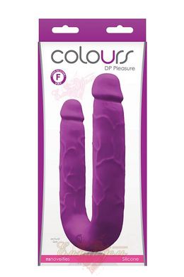 Подвійний фалоімітатор - Colours DP Pleasures, Purple