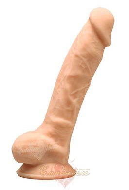 Realistic Dildo with Suction Cup, memory effect, reacts to heat