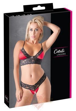 Linen set - 2212650 Bra Set with red, S 513222126501021 &mdash; photos
