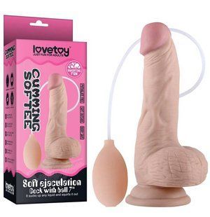 Soft Ejaculation Cock With Ball Flesh 8 " 6452LVTOY337 &mdash; photos