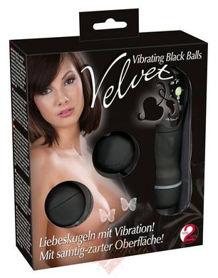 Vaginal beads - Vibrating Black Balls