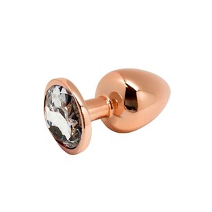 Анальная пробка - Wooomy Tralalo Rose Gold Metal Plug Size M