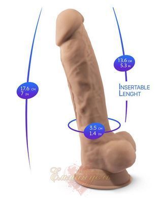 SilexD Realistic Dildo 7" &mdash; Flexible with Shape Memory, Thermo-Reactive SO2389 &mdash; photos