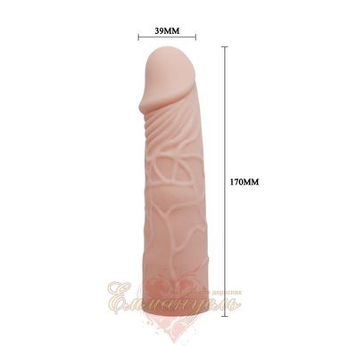 Nozzle on the member - Penis Sleeve Flesh 6 inch