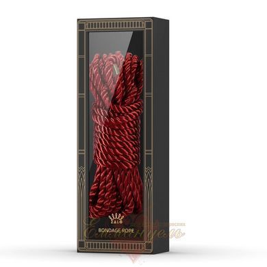 Бондажная веревка - Zalo Bondage Rope Red, 10 м SO8235 фото
