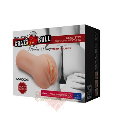 Мастурбатор вагина - Crazy Bull Maggie Pocket Pussy