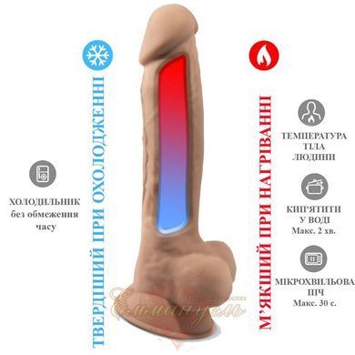 SilexD Realistic Dildo 7" &mdash; Flexible with Shape Memory, Thermo-Reactive SO2389 &mdash; photos