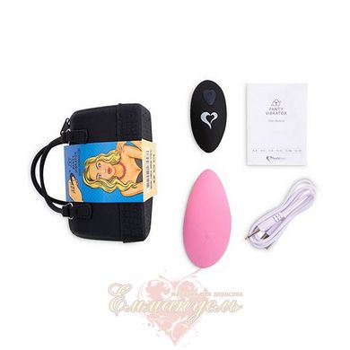 Vibrator in panties - FeelzToys Panty Vibrator Pink with remote control, 6 modes of operation, bag-case