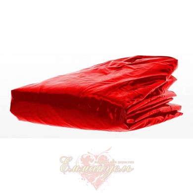 Sheet for massage and BDSM - Taboom Wet Play King Size, Red 200 x 220 cm