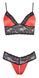 Linen set - 2212650 Bra Set with red, S 513222126501021 - photos (6