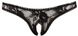 Women's Thong - 2320002 Lace G-string Black, XL