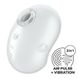 Vacuum clitoral stimulator with vibration - Satisfyer Cutie Ghost White