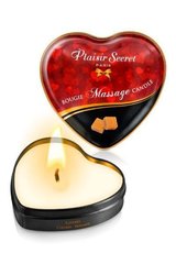 Massage candle heart - Plaisirs Secrets Caramel (35 мл)