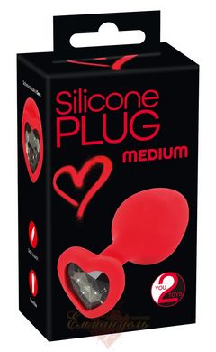 Анальная пробка - Silicone Plug Medium