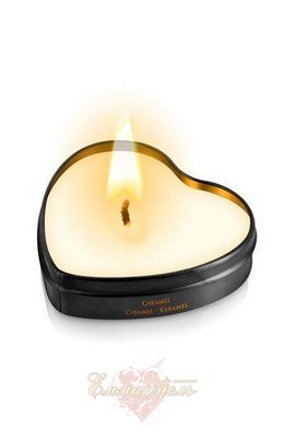 Масажна свічка сердечко - Plaisirs Secrets Caramel (35 мл)