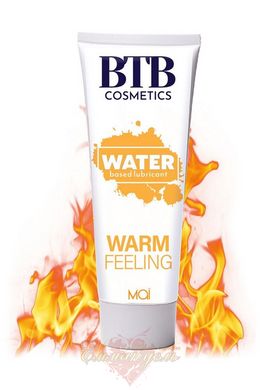 Water-based warming lubricant - BTB WARM FEELING (100 ml)