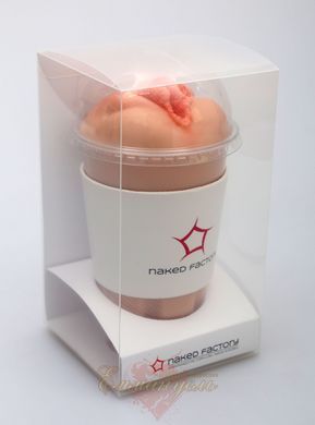 Naked Factory Cup Sleeve V-3 Through-Flow Textured Masturbator Sleeve SX3487 &mdash; photos