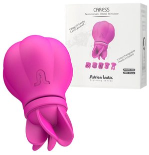 Вибратор - Adrien Lastic Caress с крутящимися насадками для стимуляции эрогенных зон