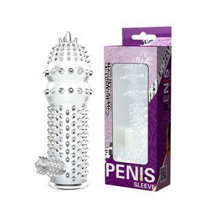 Насадка на член Super Silikon Sleeve, 14,2cm, Clear 6603BI0010 фото