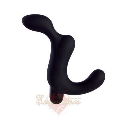 Массажер простаты - Fun Factory DUKE black, стимуляция промежности, съемный виброшар SX0970 фото