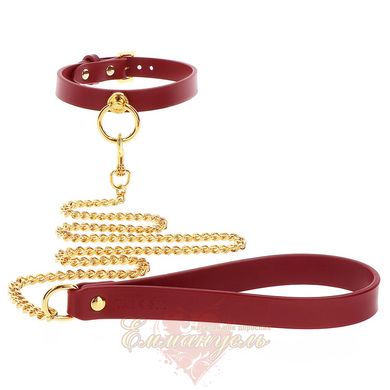 Collar with ring - Taboom O-Ring Collar and Chain Leash