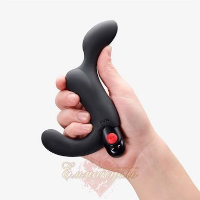 Массажер простаты - Fun Factory DUKE black, стимуляция промежности, съемный виброшар SX0970 фото