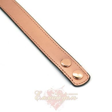 Liebe Seele Rose Gold Memory Collar With Nipple Clamps, leather SO9495 &mdash; photos