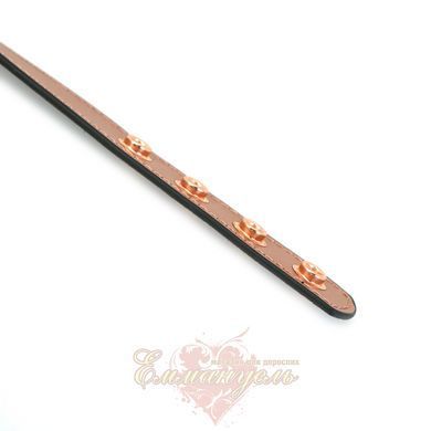 Liebe Seele Rose Gold Memory Collar With Nipple Clamps, leather SO9495 &mdash; photos