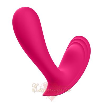 Смарт-вібратор в трусики - Satisfyer Top Secret Pink вагінально-кліторальний, 2 мотори