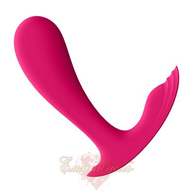 Смарт-вибратор в трусики - Satisfyer Top Secret Pink вагинально-клиторальный, 2 мотора