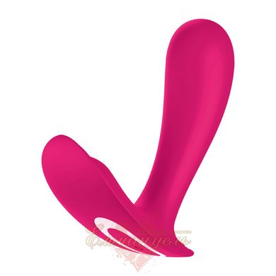 Смарт-вібратор в трусики - Satisfyer Top Secret Pink вагінально-кліторальний, 2 мотори