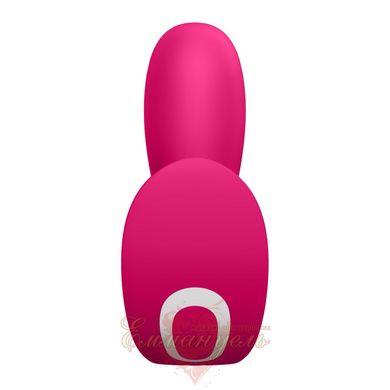 Смарт-вібратор в трусики - Satisfyer Top Secret Pink вагінально-кліторальний, 2 мотори