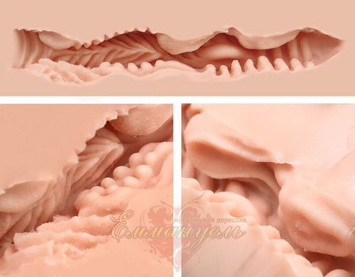 Naked Factory Cup Sleeve V-3 Through-Flow Textured Masturbator Sleeve SX3487 &mdash; photos
